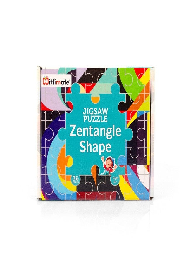Mittimate Zentangle Shape Jigsaw Puzzle Game for Kids Age 4 to 6 Old I 36 Pieces Puzzle Toy I Birthday Gift for Children - Image 5